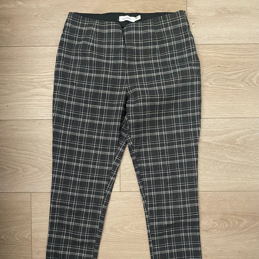 Calvin Klein plaid pants